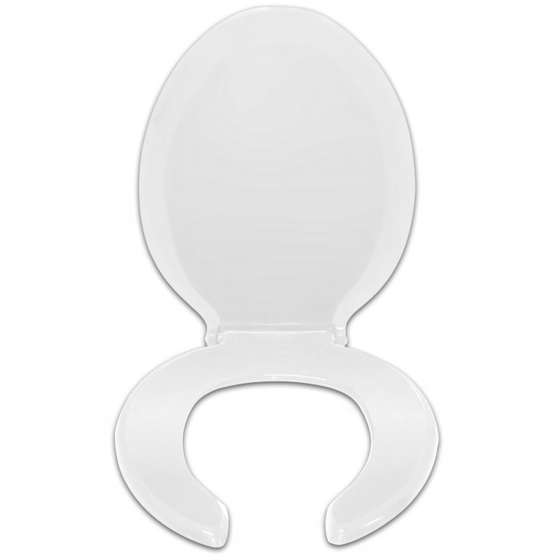 Asiento para WC alargado blanco